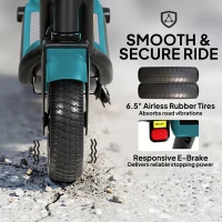 SPORTNOW Electric Scooter for Kids, with LED Display, Green(m-7)