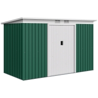 Outsunny 4ft x 9ft Steel Garden Tool Shed