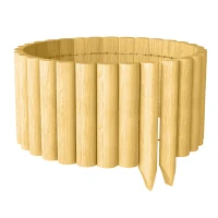 Outsunny Cerca de Jardim em Madeira Painel Decorativo Resistente e Fácil de Instalar para Pátio Relva Caminho 176x38 cm Madeira(m-11)