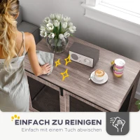 PawHut Hundebox, Transportbox für Hunde, Rückzugsbox für Haustiere, verschließbare Türen, 98 x 60 x 78 cm, Hellbraun(m-7)