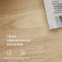 HOMCOM Carucior de bucatarie suport condimente cu 3 niveluri si 4 roti din MDF si PAL, 89x45x89.5cm, alb(m-6)