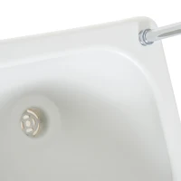 Outsunny Portable Camping Sink with Running Water and Wastewater Tank, Hand Wash Basin with Rolling Wheels, Foot Pump, Soap Dispenser for Outdoor Events, Gatherings, Picnic(m-8)