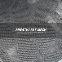 HOMCOM Ergonomic Office Chair, High Back Mesh Desk Chair, Grey(m-9)