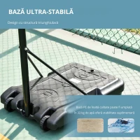 HOMCOM cos cu inaltime reglabila 175-215 cm(m-5)