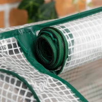 Outsunny Pat pentru Grădină Ridicat cu Acoperiș din PE, Jardinieră Ridicată din Brad cu 4 Găuri de Drenaj, pentru Flori și Legume, pentru Grădină, Balcon, 121x55x117 cm, Gri Închis(m-9)