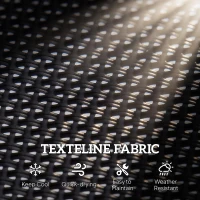 Outsunny Outdoor Glider Bench, Patio 2 Seater Swing Gliding Loveseat w/ Power-Coated Steel Frame, Mesh Seat and Armrests, for Backyard Garden Porch, Black(m-6)