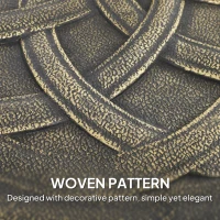 Outsunny Stojak na parasol betonowy, z kółkami, okrągły, brązowy(m-7)