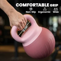 SPORTNOW Soft Kettlebell, 8kg Kettle Bell with Anti-Slip Grip for Home Gym Weight Lifting and Strength Training(m-5)