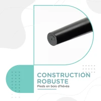 HOMCOM Banc Entrée Bout de Lit Rembourré pour Chambre à Coucher, Tissu à Voile, vert, 102 x 36 x 51 cm(m-7)