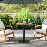 Stół ogrodowy Ø70 cm, okrągły, odporny na warunki atmosferyczne(m-9)