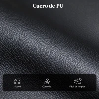 HOMCOM Sillón de Masaje Reclinable con Mando a Distancia Bolsillo Lateral y Temporizador Tapizado en PU 68x88x98 cm Negro(m-6)