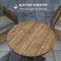 Stół ogrodowy Ø70 cm, okrągły, odporny na warunki atmosferyczne(m-5)