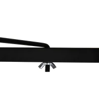 HOMCOM 100 cm Foldable Garage Work Bench, Craft Table MDF Workstation, Heavy-duty Steel Frame with Ruler, Protractor(m-9)