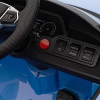 HOMCOM Coche Eléctrico para Niños de +3 Años AUDI RS e-tron GT Coche de Batería con Mando a Distancia 103x58x41 cm Azul(m-13)