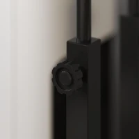 HOMCOM Escritorio Elevable con Ruedas Enchufes Puertos USB Altura Ajustable Panel Central Inclinado y Estante 80x60 cm Negro(m-10)