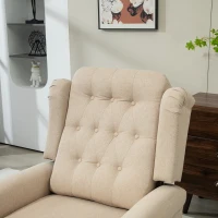 HOMCOM 45° Lifting Riser and Recliner Armchair  - Beige(m-10)