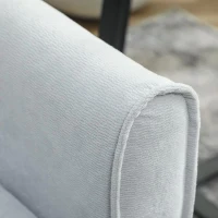 HOMCOM 2 Seater Sofa Bed, 3-in-1 Convertible Sleeper Sofa with Click-clack Adjustable Backrest and 2 Pillows, Light Grey(m-10)