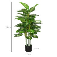 Sztuczna Dieffenbachia 120 cm, realistyczna roślina dekoracyjna(m-3)