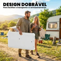 Outsunny Estação de Limpeza de Peixe Mesa de Filetagem de Peixe Banco de Limpeza(m-6)