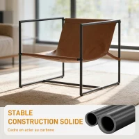 HOMCOM Fauteuil salon, fauteuil d'appoint rembourré en velours imprimé, large assise et structure en acier, 77x91x80cm, gris(m-6)