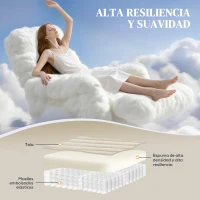 HOMCOM Sillón Relax Reclinable Manual Tapizado en Pana Instalación Rápida Reposapiés Acolchado Grueso Crema(m-5)