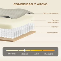 HOMCOM Sofá Cama de 3 Plazas con Mesa Auxiliar 3 en 1 con Respaldo Ajustable Apertura Clik-Clak 196x86x81 cm Beige(m-6)