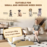 2-w-1 Wipe dla psów, drewniana rampa do agility, stabilna(m-6)