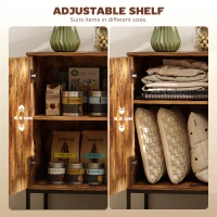 HOMCOM Modern Rustic Brown Sideboard(m-6)