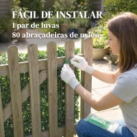 Outsunny Conjunto de 6 Sebes Artificiais de Ocultação para Jardim 50x50 cm Fácil Montagem Anti-UV para Varandas Terraços Verde(m-6)