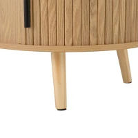 Lift-Up Oval Coffee Table with Hidden Storage and Height-Adjustable Top, Space-Saving Table for Living Areas, 120L x 50W x 39.5H cm, Wood(m-13)