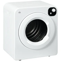 Vented Tumble Dryer, Portable Dryer with 7 Programmers, White(m-11)
