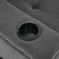 L-Shaped 3-Seater Sofa Bed with Hidden Storage, App-Controlled LED Light, Pull-Out Sofa for Compact Areas, 208L x 146W x 89.5H cm, Grey(m-15)