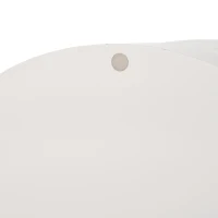 Round Rotating Coffee Table with Remote-Controlled LED Strip, Space-Saving Tabletop with Double-Layer Storage, 70L x 70W x 35.5H cm, White(m-10)