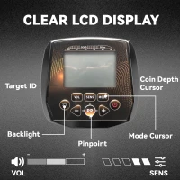 Outsunny Metal Detector for Adults, IP68 Waterproof Search Coil with LCD Display, 5 Modes Gold Detector with Carry Bag, Shovel(m-6)