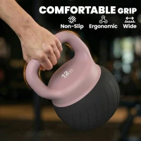 SPORTNOW Soft Kettlebell, 12kg Kettle Bell with Anti-Slip Grip for Home Gym Weight Lifting and Strength Training(m-5)