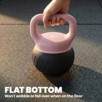 SPORTNOW Soft Kettlebell, 12kg Kettle Bell with Anti-Slip Grip for Home Gym Weight Lifting and Strength Training(m-6)