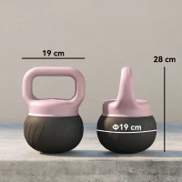 SPORTNOW Soft Kettlebell, 12kg Kettle Bell with Anti-Slip Grip for Home Gym Weight Lifting and Strength Training(m-3)