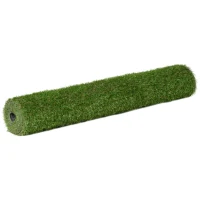 Outsunny Gazon synthétique Artificiel Moquette extérieure intérieure 3L x 1l m Herbes Hautes denses 2,5 cm Vert(m-10)