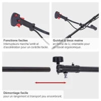 Débroussailleuse PBC520 - 52 cc - 42 cm de coupe - lanceur manuel - SCHEPPACH(m-2)