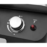 COOKING BOX Plancha a gaz PALMA - 4 feux - 10kW - 69x51x35 cm - Surface de cuisson: 62x35 cm - Noir(m-3)