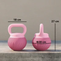 SPORTNOW Soft Kettlebell, 6kg Kettle Bell with Anti-Slip Grip for Home Gym Weight Lifting and Strength Training(m-3)