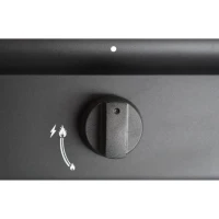 Barbecue a gaz - GRILL GARDEN - Noir - 4 brûleurs - Avec capot de protection - Allumage Piezo électrique(m-5)