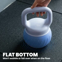 SPORTNOW Soft Kettlebell, 10kg Kettle Bell with Anti-Slip Grip for Home Gym Weight Lifting and Strength Training(m-6)