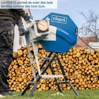 Scie a bûches Scheppach HS410 - lame Ø 405mm - 2200W - garantie 5 ans(m-5)