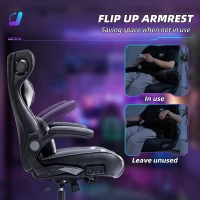 Fotel gamingowy Vinsetto, ergonomiczny, z funkcją bujania(m-7)