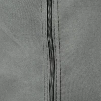 Outsunny 3.6 x 3m Outdoor Retractable Pergola with Curtains and Aluminum Frame, Garden Gazebo Canopy Sun Shade Shelter, Dark Grey(m-23)