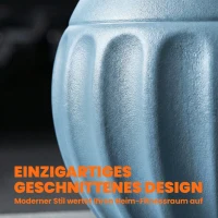 SPORTNOW Kettlebell 6 kg Gewicht - Voor Beginners Thuis Krachttraining - Afmetingen 17 x 17 x 23 cm - Blauw(m-5)