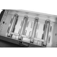 COOKING BOX Plancha a gaz PALMA - 4 feux - 10kW - 69x51x35 cm - Surface de cuisson: 62x35 cm - Noir(m-6)