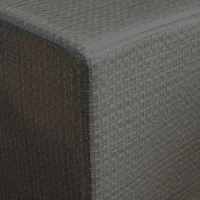 Outsunny Beschermhoes voor tuinmeubelen Winterbestendig Waterdicht Afdekking Anti-UV Afdekzeil 235 x 190 x 90 cm Grijs(m-9)