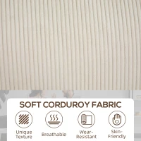 Sofa 3-osobowe z welurowym pokryciem, kremowe, z sprężynami(m-5)